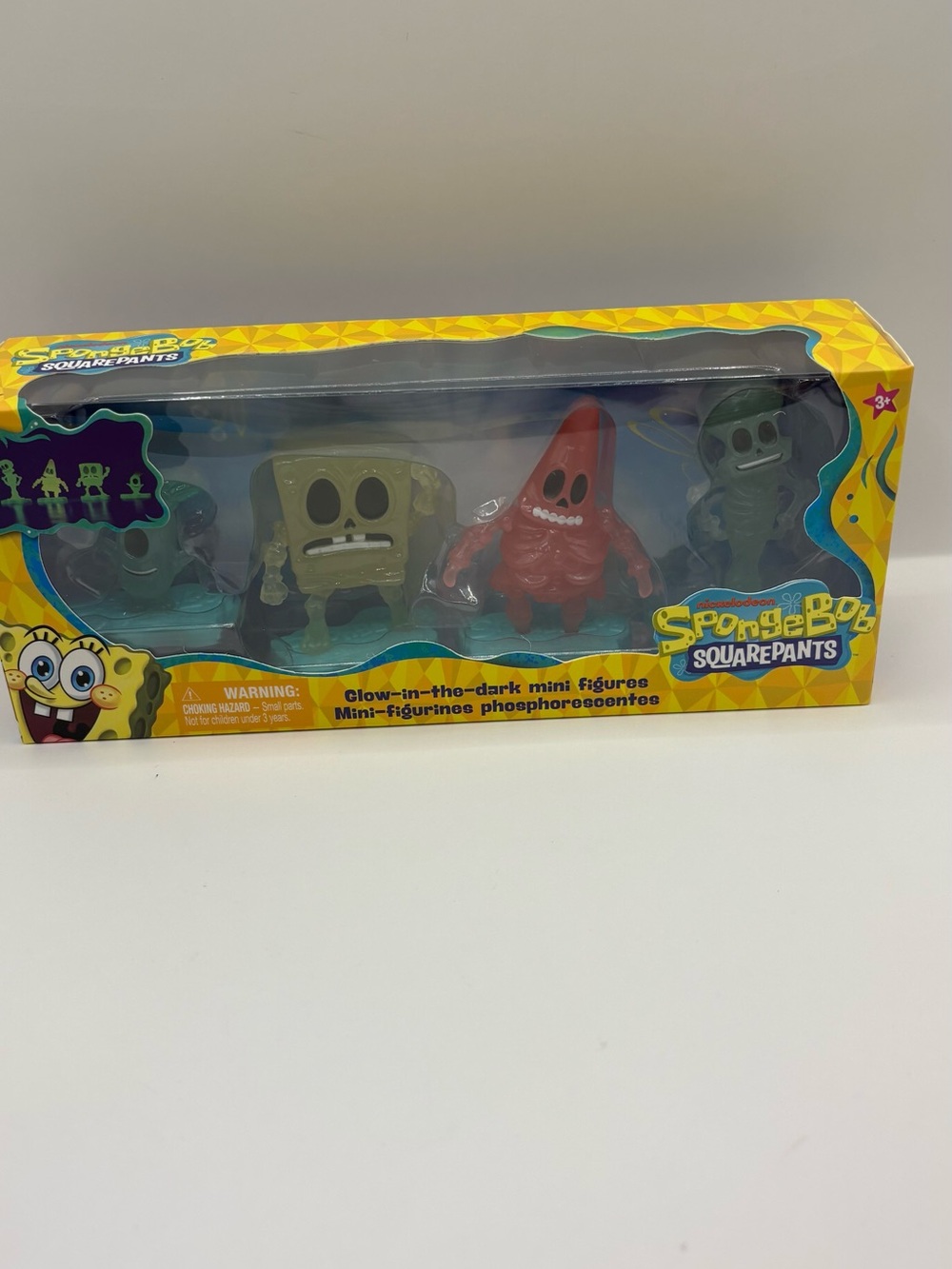 SpongeBob Squarepants Glow Mini Figure 4-Pack - Green & Red